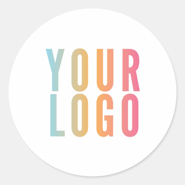 Autocollant de logo d'entreprise simple (Devant)