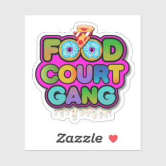 Autocollant de logo du gang du Food Court