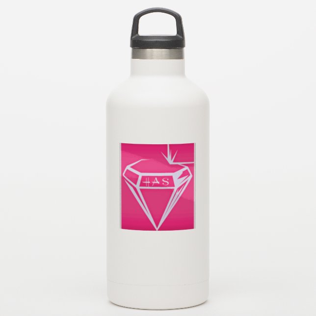 Autocollant de logo personnalisé Coupe de vinyle p (Gourde)