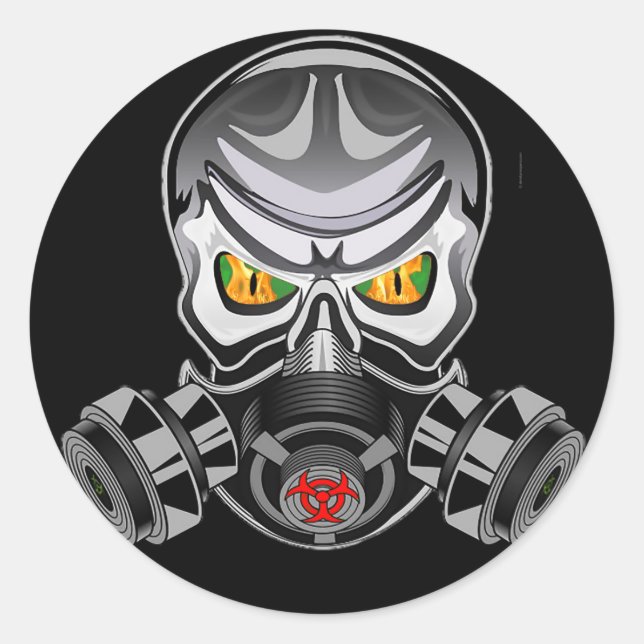 Autocollant de logo toxique (Devant)