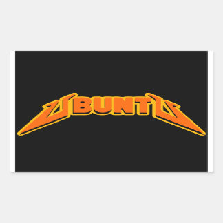 Autocollant de logo Ubuntu Rock Parody