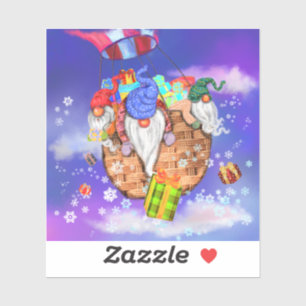 Autocollant de lutins de Noël