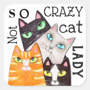 Autocollant de Madame Funny Cute Art Typography de