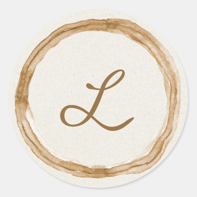 Autocollant de Mariage campagnard rustique (Devant)