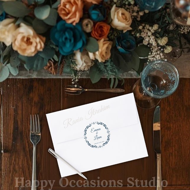 Autocollant de mariage en argile mexicain – Papel  (Créateur téléchargé)