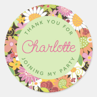 Autocollant de mariage fantaisiste pour jardin de 