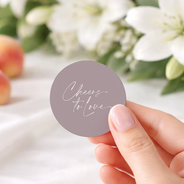Autocollant de mariage pour À l'amour (Créateur téléchargé)