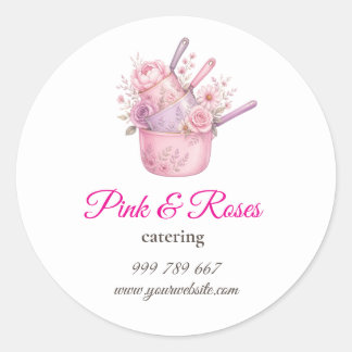Autocollant de marque d'entreprise de catering Ros