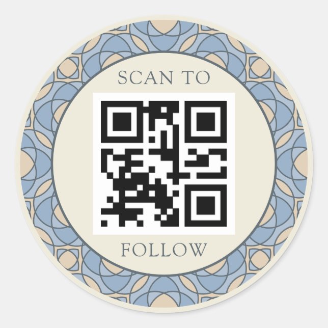 Autocollant de marque professionnelle Mosaïque Élé (Devant)