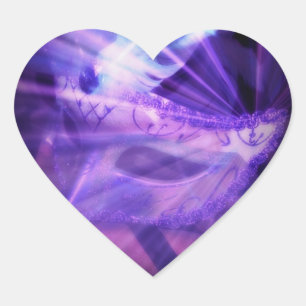 Autocollant de Masque Fantastique Romantique
