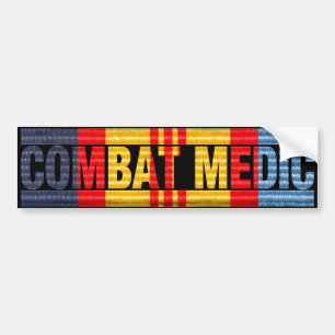Autocollant de MÉDECIN de COMBAT de médaille