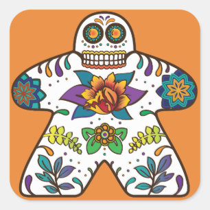 Autocollant de Meeple de sucre