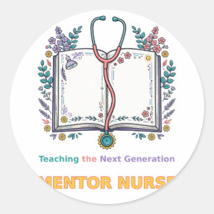 Autocollant de mentor infirmière pour la nouvelle
