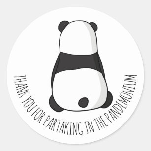 Autocollants Stickers Anniversaire De Panda Zazzle Fr