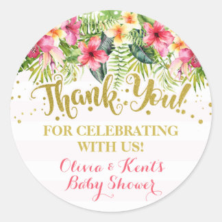 Autocollant de Merci tropical Favoriser Sticker