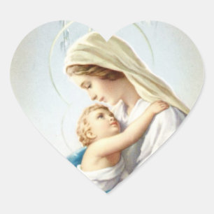 Autocollant de mère et d'enfant