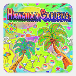 Autocollant de mise au point d'esprit Hawaiian Gar