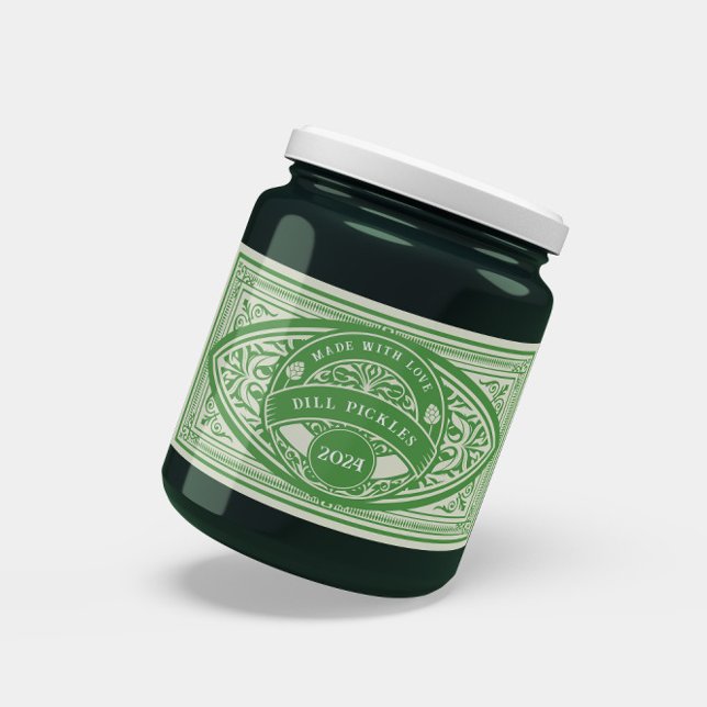 Autocollant de mise en conserve Vintage Retro Jam  (Créateur téléchargé)