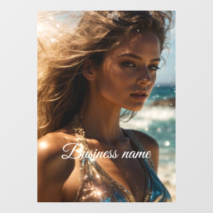 Autocollant de mode personnalisé pour fenêtre