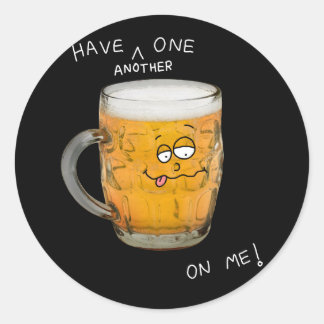 autocollant de monstre de bière de nouveauté