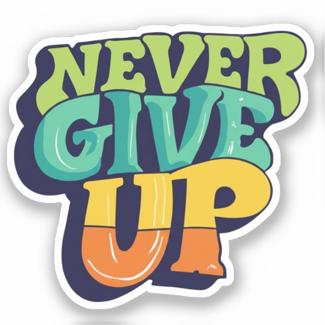 Autocollant de motivation Kawaii authentique pour  (Recto)