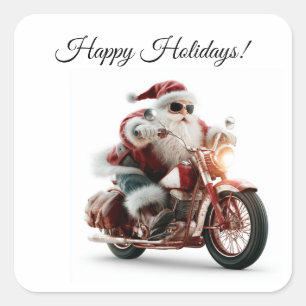 Autocollant de moto Santa Route 66