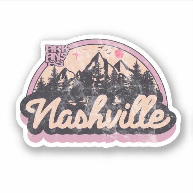Autocollant de Nashville, Arkansas (Devant)