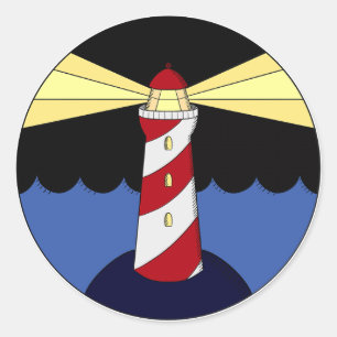 autocollant de nausticule du phare