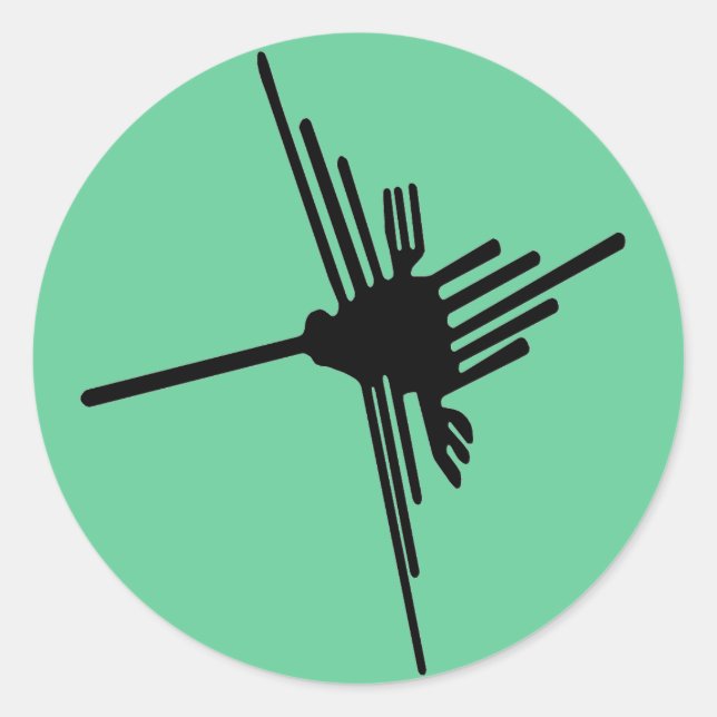 Autocollant de Nazca Hummingbird (Devant)