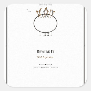 Autocollant de neurosciences Rewire It