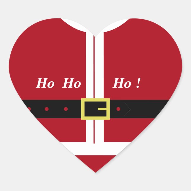 Autocollant de Noël amusant Cadeau du Père Noël (Devant)