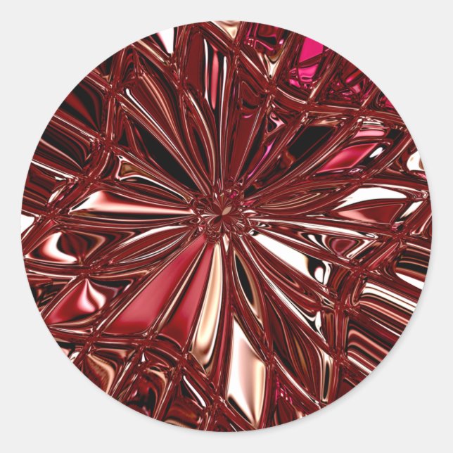 Autocollant de Noël de Bourgogne (Devant)