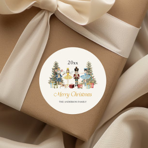 Autocollant de Noël de Nutcracker