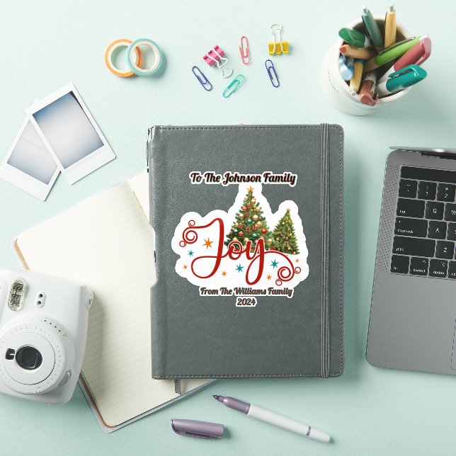 Autocollant de Noël joyeux pour la Sainte Nuit (Couverture iPad)