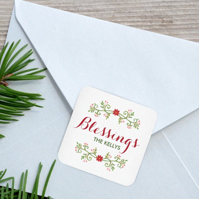 Autocollant de Noël personnalisé (Personalized Christmas Sticker)