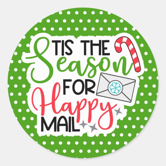 Autocollant de Noël pour petites entreprises (Devant)