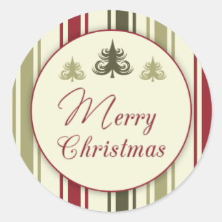 Autocollant de Noël traditionnel/vintage