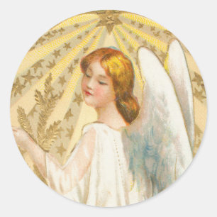 Autocollant de Noël Victorian Angel