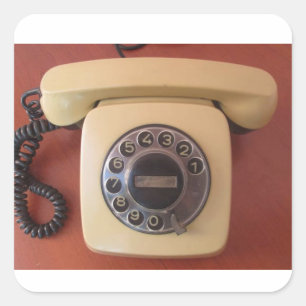 Autocollant de nostalgie de téléphone Inde années