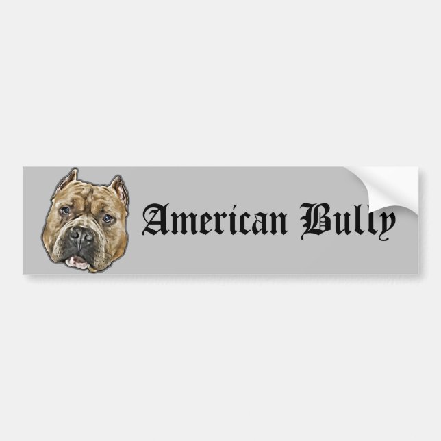 Autocollant de pare-chocs américain Bully Dog (Devant)