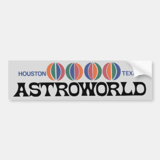 Autocollant de pare-chocs Astroworld 1969