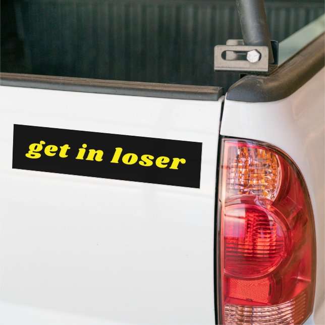Autocollant de pare-chocs de voiture avec texte pe (Sur camion)