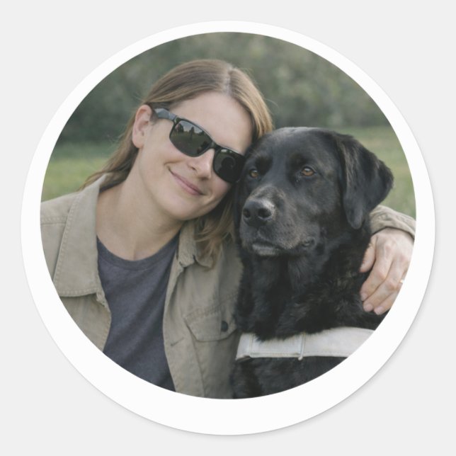Autocollant de partenariat de chien guide  Labrado (Devant)