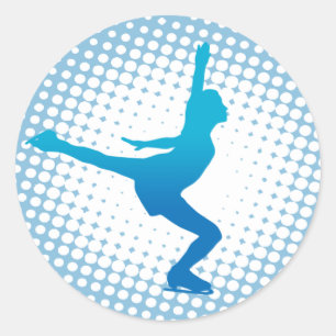 Autocollant de patinage artistique