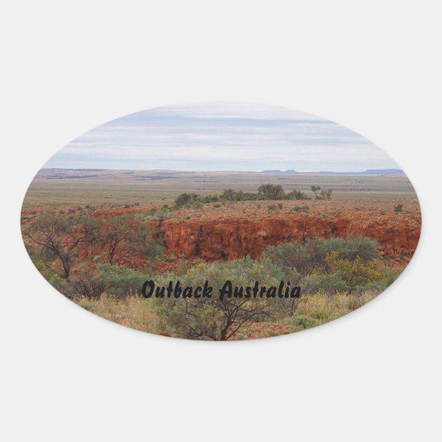 Autocollant de paysage extérieur australien (Devant)