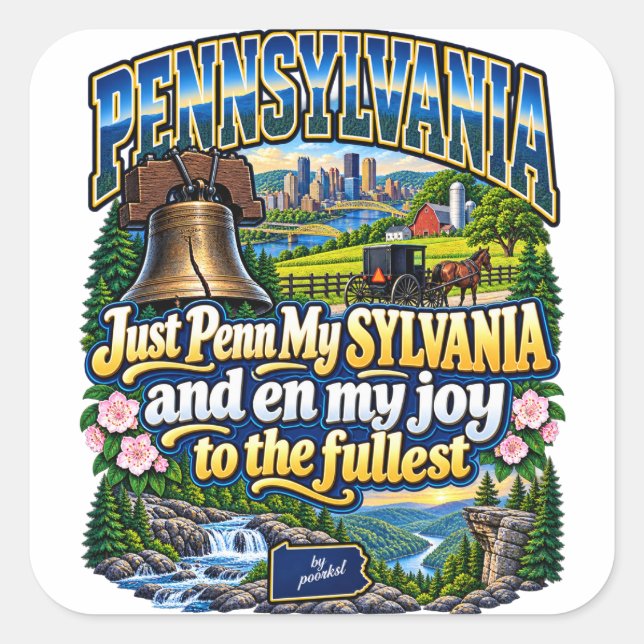 autocollant de Pennsylvanie (Devant)