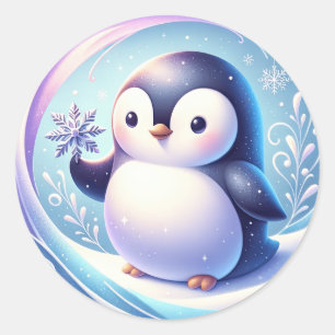 Autocollant de pingouin