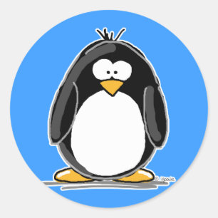 Autocollant de pingouin