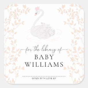 Autocollant de plaque de livre de la bibliothèque 