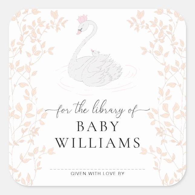 Autocollant de plaque de livre de la bibliothèque  (Devant)